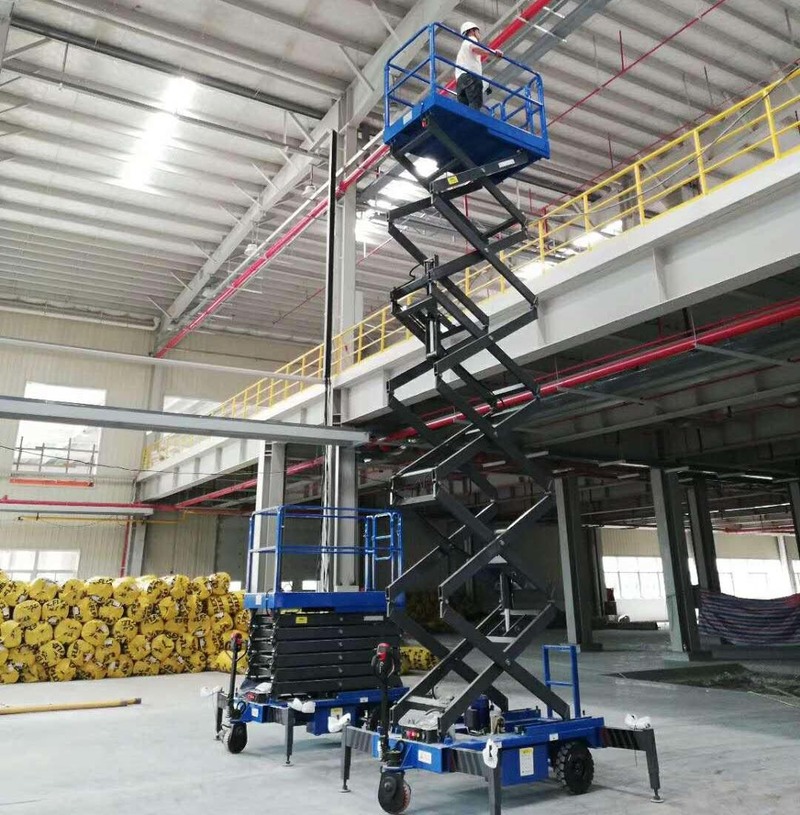 大同助力行走剪叉式高空作业平台