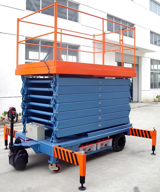 大同助力行走剪叉式高空作业平台